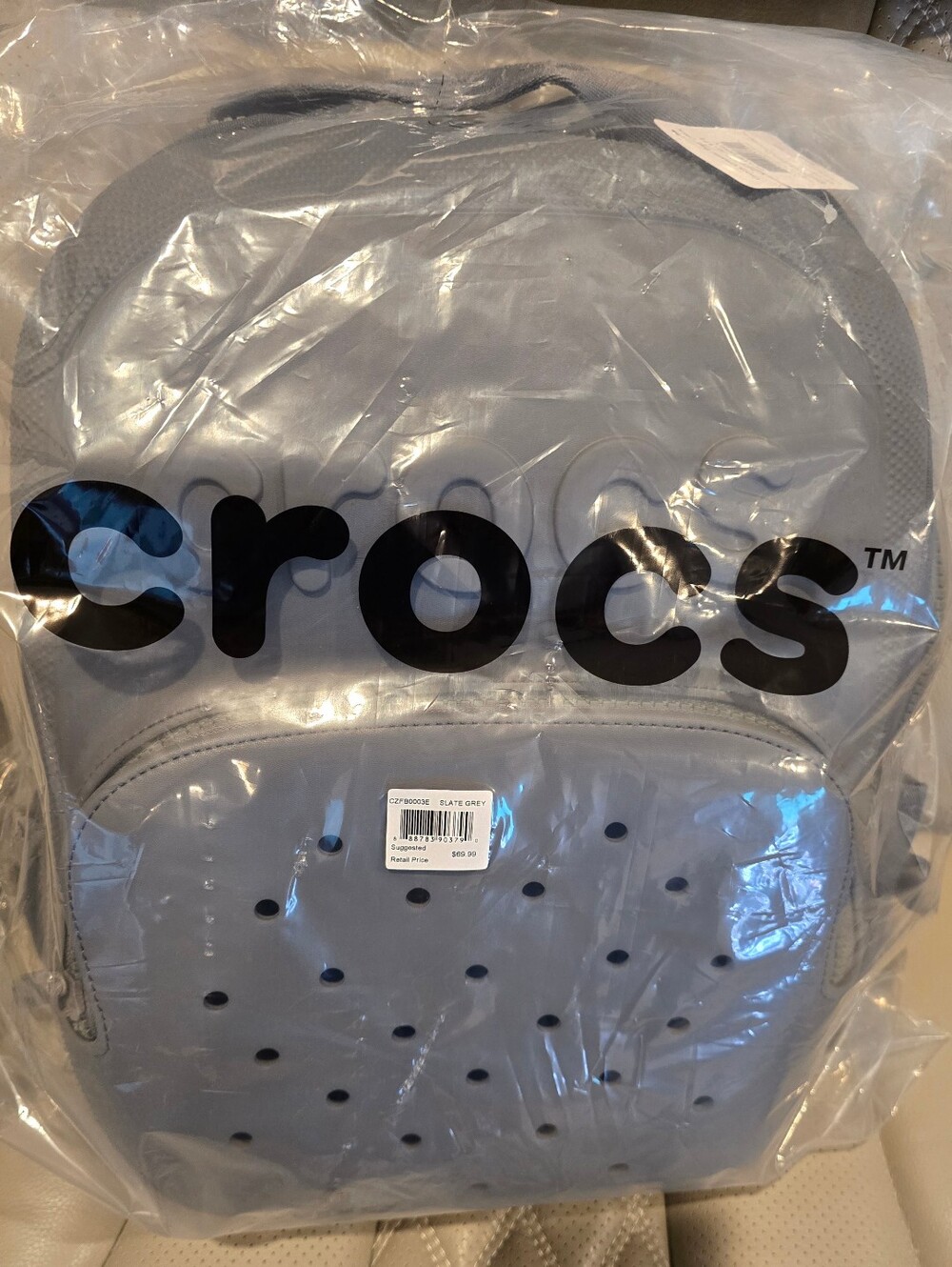 CROCS Slate Grey Backpack New